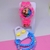 Kit Relógio Infantil Digital Pisca Luz Led Toca Musica Princesas Disney + Conjunto 3 Pulseiras e Brincos Miçangas Colorida