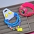Kit Relógio Infantil Digital Pisca Luz Led Toca Musica Princesas Disney + Conjunto 3 Pulseiras e Brincos Miçangas Colorida