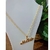 Imagem do Colar Corrente Folheado ouro 18k com Pingente Frase Mãe Gargantilha