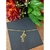 Colar Corrente Feminino com Pingente Cruz Vazada Folheado Ouro 18k Gargantilha - loja online
