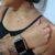 Kit Relógio Feminino Quadrado Digital Led Sports Watch + Conjunto Colar e Brincos Folheado ouro 18k - comprar online