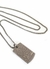 Imagem do Colar Corrente Masculino Unissex com Pingente Placa 10 Mandamentos Aço Inox 316L Prateado / Cordão elos Cartier 70cm Moda Masculina