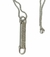 Colar Corrente Masculino Unissex Torcido com Pingente Palito Oração Pai Nosso Aço Inox 316L Prateado / Cordão 70cm Moda Masculina - comprar online