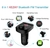 Carregador USB para Carro Mp3 Player Pen Drive Radio Transmissor Fm Sem Fio Bluetooth Veicular
