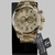 Relógio Pallyjane a Prova D'Água Masculino Visor grande Pulseira Aço Inox Quartz Preto Dourado