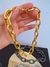 Colar Feminino Choker Elos Corrente Grossa / Shoker moda Feminina Luxo Tendência na internet