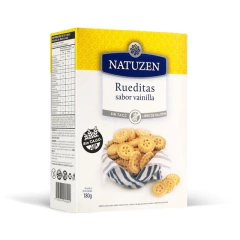 Natuzen Rueditas Vainilla Galletitas X200G