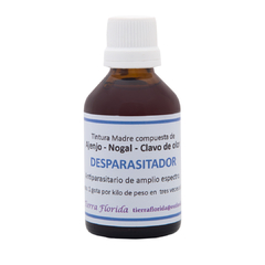 Tintura Madre Desparasitador Tierra Florida 60ml.