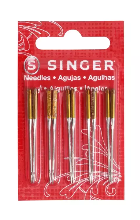 Agulha Doméstica 21 Reta Dourada N2045 - 1 unidade