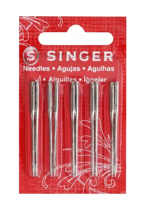 Agulha Doméstica 21 Reta Prateada N2020 - Blister 10 unidades - comprar online