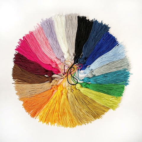 Tassel Pingente de Seda 7 cm - 10 unidades - comprar online