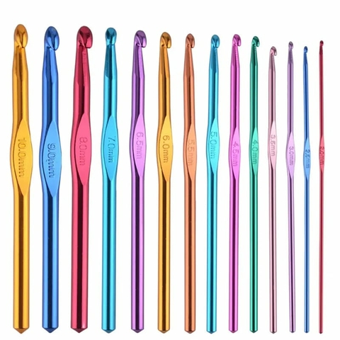 Agulha de Crochê 2.0 a 10.0 em Alumínio