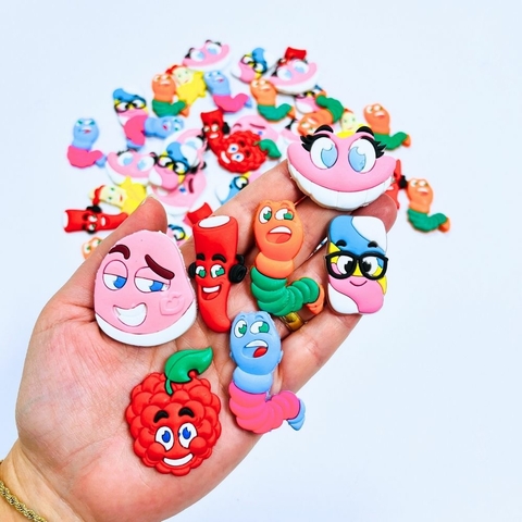 Aplique Fini Emborrachado - 5 unidades