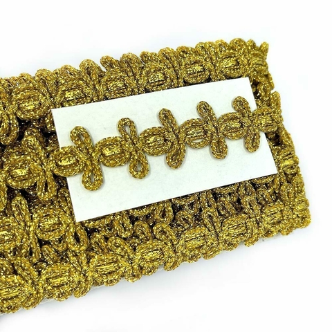 10 metros Passamanaria Dourada 20mm São José 7841