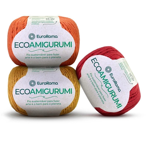 Fio Ecoamigurumi EuroRoma 254m - comprar online