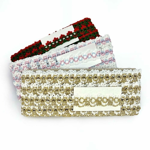 10 metros Renda Algodão 17mm Passamanaria São José 8300