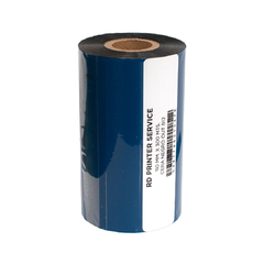110 mm. x 300 mts Ribbon Cera Premium negro out - comprar online