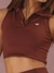 CROPPED EDGE MARROM CHOCOLATE na internet