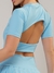 CROPPED RAISSA AZUL SOFT na internet