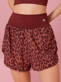 SHORT KYLIE MARROM ONCINHA - comprar online