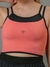 TOP SINERGY BICOLOR (CORAL/PRETO) na internet