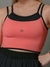 TOP SINERGY BICOLOR (CORAL/PRETO) - comprar online