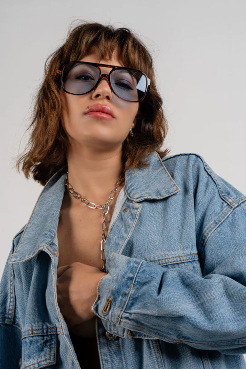 aviator print azul - comprar online