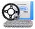 KIT RELAÇÃO/TRANSMISSÃO NXR150 BROS 428Hx128Lx49Tx17T AÇO 1045