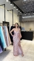 Vestido Flecos Rose Gold - tienda online