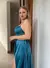 Vestido Dinamarca Petroleo Satén (T1 y 3) - tienda online