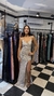 Vestido Importado Escote V Plata - comprar online