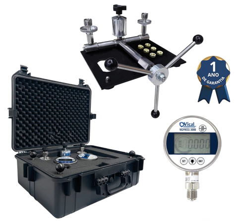 BOMBA DE CALIBRAÇÃO VIC1200C + CASE + 1 MANÔMETRO DIGITAL - comprar online