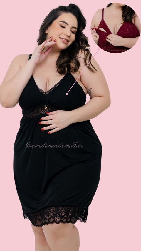 Camisola Amamentar Ana - Preta