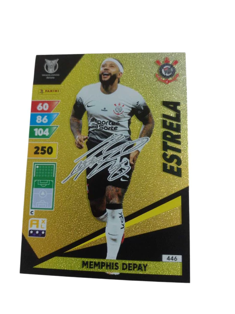 CARD ADRENALYN BRASILEIRO 2025 ASSINADO IMPRESSO MEMPHIS DEPAY