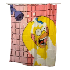 Cortina Homero Simpsons ducha