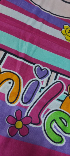 Toallon Peppa Pig vestido a rayas - comprar online