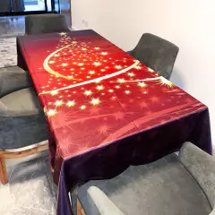 Mantel navideño de raso - comprar online