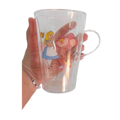 juego x2 de Tazas Altas de vidrio Alicia en el país de las Maravillas en internet
