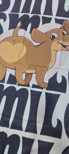 Toallón Perro Salchicha - linalimon