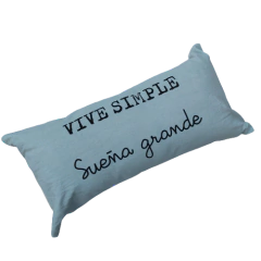 Almohadon rectangular frases - linalimon