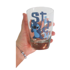 juego x2 de vasos de vidrio Stitch en internet