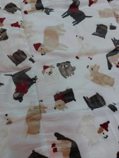 Edredon edremanta perritos - linalimon