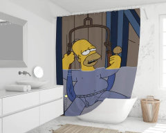 Cortina Homero Simpson pollo