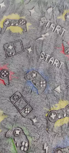 Manta luminosa gamer juegos 1 1/2 - comprar online