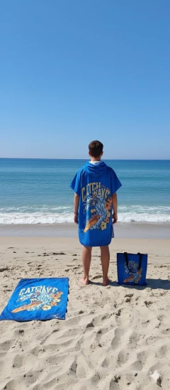 Set Bolso Con Poncho Y Toallon Para Chicos Y Adultos - tienda online