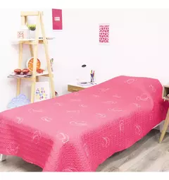 Sabana + cubrecama Glam pink en internet