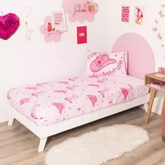Imagen de Sabana + cubrecama Glam pink
