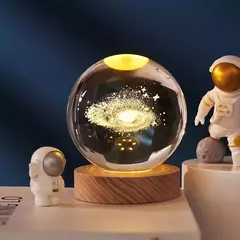 Imagen de Lampara de cristal usb universo
