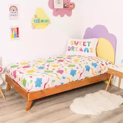 Sabana + cubrecama Sweet dreams gomitas piñata - linalimon