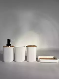 Set de baño plástico 4 Piezas - linalimon